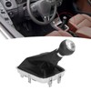 6 Speed Gear Shift Knob With PU Leather Boot Automotive