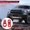 PXPART Red Tow Hooks, Front Bumper Heavy Duty Towing Replacement