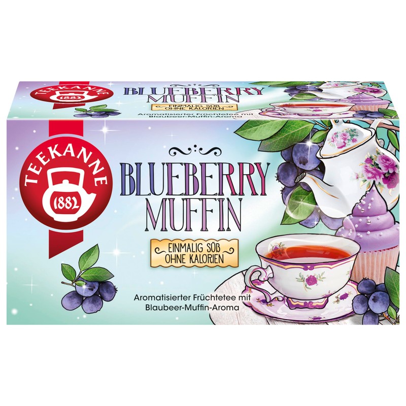 Teekanne Blueberry Muffin Fruit tea with blueberry muffin flavor (2