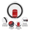 ZEREN 20 oz Tumbler Lid, 3 Pack Magnetic Slider Replacement