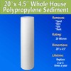 Ronaqua 20" x 4.5" Big Sediment Replacement Water Filter Cartridge,