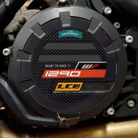 labelbike - Motorcycle Side Protectors with 3D Gel Stickers Compatible with KTM 1290 Super Adventure