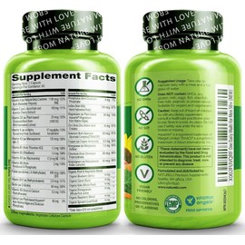 NATURELO NATURELO One Daily Multivitamin for Men (50+) - with Natural Food-Based Vitamins, Minerals, Fruit & Veg Extracts - Optimally Formulated for Men Over 50-60 Vegan Capsules | 2 Month Supply