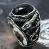 Snake Ring, Reptile Serpent Ring for Men, Norse Viking Snake