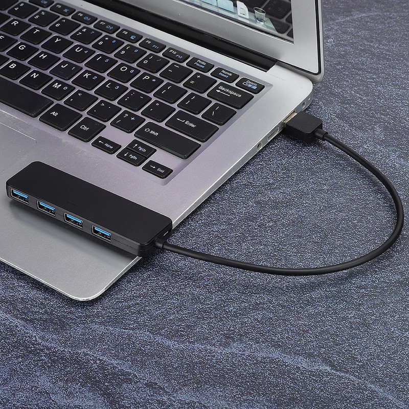 4-in-1 USB 3.0 4-Port HUB Docking Station USB Splitter Lightweight