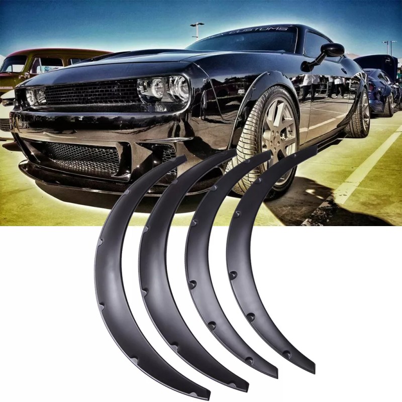 KEEPDSGN For Dodge Challenger Fender Flares Flexible Wide Body Bolt