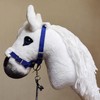 Blue hobby horse halter | Tacks for stick hobby horse