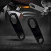 NTHREEAUTO Rear Turn Signal Bracket Motorcycle Indicator Relocation Holder Shock