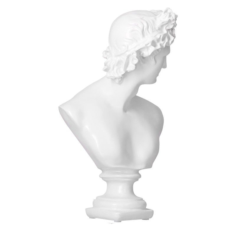 Nordic Style Character Figurine Bust Statue Craft Ornament for Desktop