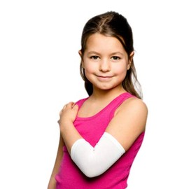 Remedywear Eczema Sleeves for Arms, Legs, Elbows, Knees - Babies to Adults - Inflammation Relief with Tencel and Zinc, 1 Pair (White, Size 9)