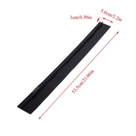 1pc Stove Counter Gap Cover Silicone Gap Strip Oil Resistant Stove Easy Heat Resistant Wide Long Gap Filler Seals Spills Kitchen Counter Filler Sealing Cover(Black)