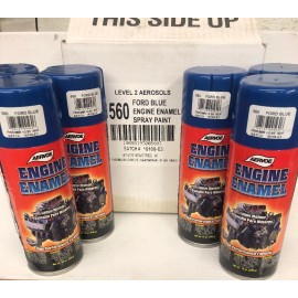 Aervoe Engine Enamel High Heat Paint #560 Ford Blue 1 Case Of (6) 12 Oz Cans