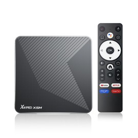RUPA Android TV Box, 2025 S905X5M Android Box 14.0 with RAM 4G ROM 64G WiFi6 Enternet 10/100M Bluetooth 5.0 USB3.0 Supports 3D HD 8K TV Box
