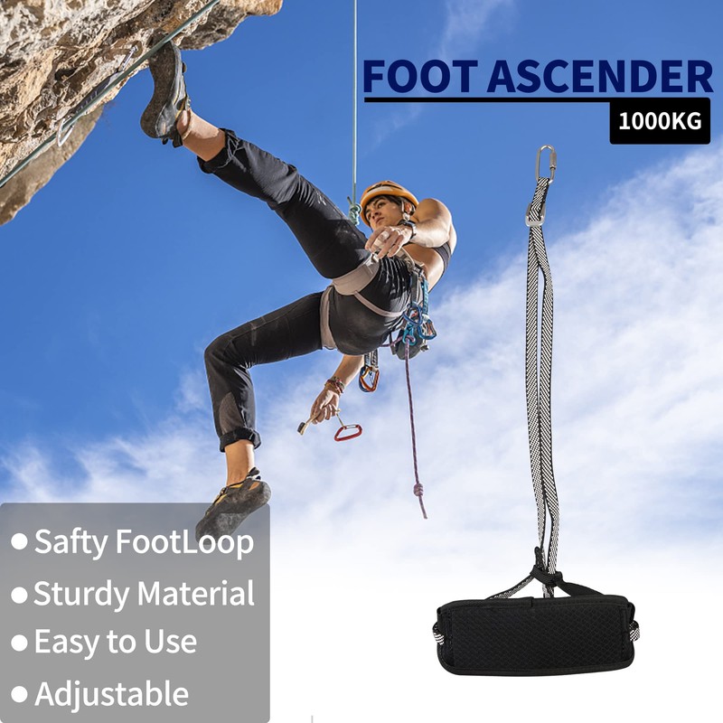 SOB Foot Ascender Foot Strap Climbing Foot Ascender Adjustable Sling