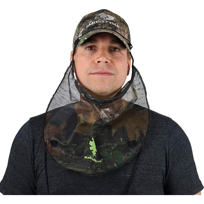 BunkerHead Bug Mesh Camo Head Concealment System, Mossy Oak Breakup