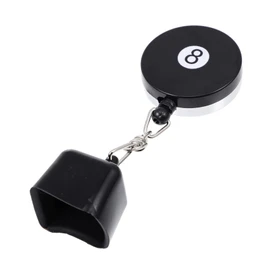 Mipcase Rubber Pool Cue Chalk Holder Retractable Billiard Chalk Tip for Snooker and Pool and Practical Accessory to Keep Your Clean and Secure Black