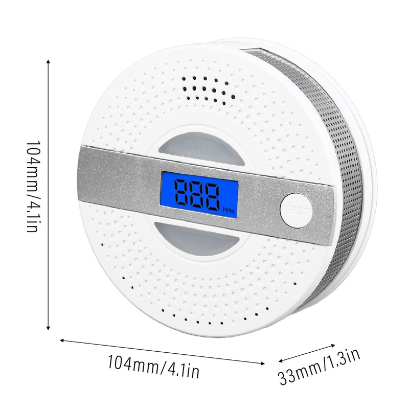 CO Alarm Dual Function Immediate Response High Sensitivity Reliable Smoke