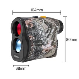 PORIYA 500M Golf Rangefinder Laser Range Finder with Slope,6X Magnification for Golf/Hunting with Flag Pole Lock Vibration,Flagpole Distance Height Speed (Camouflage)