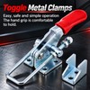 Toggle Clamps Set for Woodworking and Metal Projects – 4-Piece