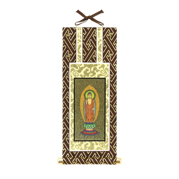 Jodo Sect Original Wall Scroll Honzon Only (Amitabha Nyorai) Height
