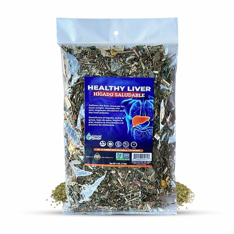 Natural de Mexico USA Higado Saludable Compuesto Herbal 4oz. 113gr.