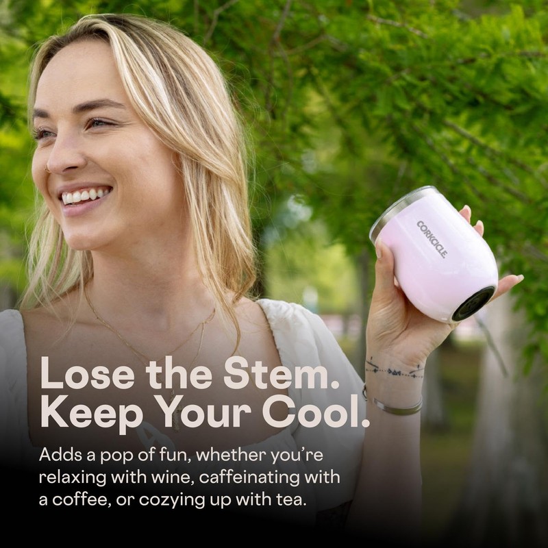 Corkcicle Stemless Flute - Chill Drinks for 9 Hours -