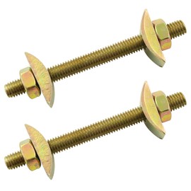 Pro Bamboo Kitchen 2 Sets Furniture Countertop Connectors Screws Half Moon Pads Nuts Large Classroom Countertop Combination Connectors Table Fasteners for Headboards Footboards Bed Rails Sideboards