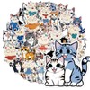 Cute Cartoon Cat Stickers for Kids: 100Pcs 2 Styles Kawaii