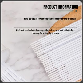 200 PCS Micro Applicator Brushes for Eyelash Extensions – Disposable Microswabs with Precise Tips. Lint-Free Wands for Makeup & Lash Cleaning. Ideal for Salon, Home, & Travel. (100 White + 100 Pink)