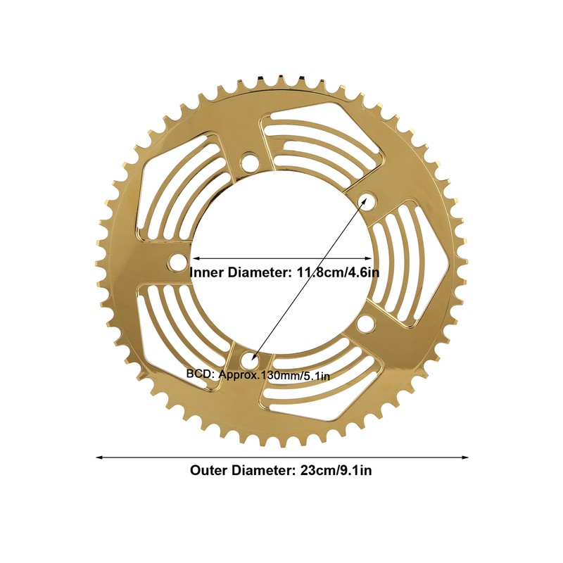 BOLANY Folding Bike 56T Chainring Road Bike Positive Negative Teeth