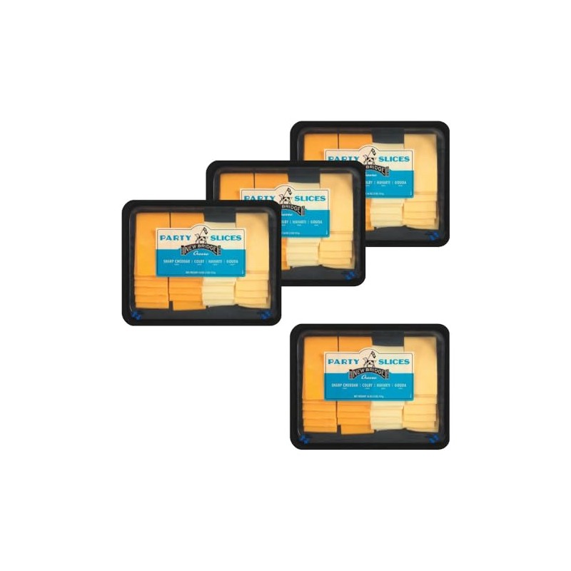 New Bridge Party Slices, 16 Oz, 4 Pack (16 oz,