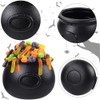 JOISHOP 6pcs(8.5", 5.5", 4pcs 2.8") Halloween Large Cauldron, Halloween Black