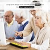 Wired Keyboard - Yellow Large Character Keyboard for Elderly,High Compatibility