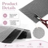 24 Sheets White Fursuit Eye Plastic Mesh with 2 Painting