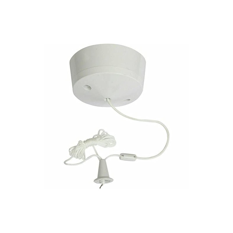 Mr Gadget Solutions® 1 Way Bathroom/Toilet Light Switches Ceiling Pull