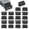 M METERXITY 50-Pack Tubing End Caps, 1 x 1/2 Inch