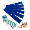 growell Towel Bands (6 Pack) - Stretch Beach Towel Clips