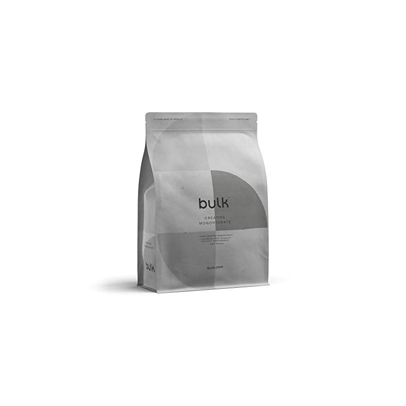 Bulk Creatine Monohydrate, Unflavoured, 100g, 20 Servings, Packaging May Vary