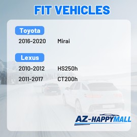 AZ-HAPPYMALL HVAC Heater Blower Motor with Brushless - Compatible with Lexus & Toyota, CT200h 2011-2017, HS250h 2010-2012, Mirai 2016-2020, Replace# 8710376030