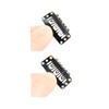 20 Pieces 32mm Hairpieces Snap Clips U Shape Hair Extensions