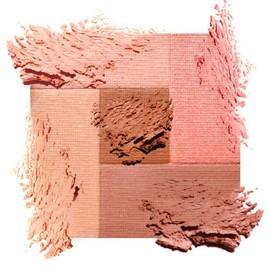 Palladio 2-In-1 Mosaic Blush and Bronzer, Polvo Prensado de Maquillaje Facial Suave y Sedoso, Cinco Tonos de Color desde Rosas Brillantes hasta Marrones Dorados, Desert Rose