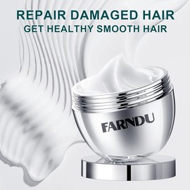 FARNDU Keratin & Rosemary Hair Mask 300ml for Deep Repair Damage Root, Suitable for Dry Damaged Hair, Moisturizing & Hydrating Formula - Moisturize - Specification: 1 pcs*300ml-Keratin & Rosemary  Hair Mask