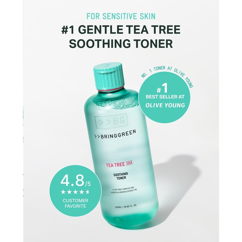 COLORGRAM Tónico Calmante Tea Tree Cica Rutina Suave para El