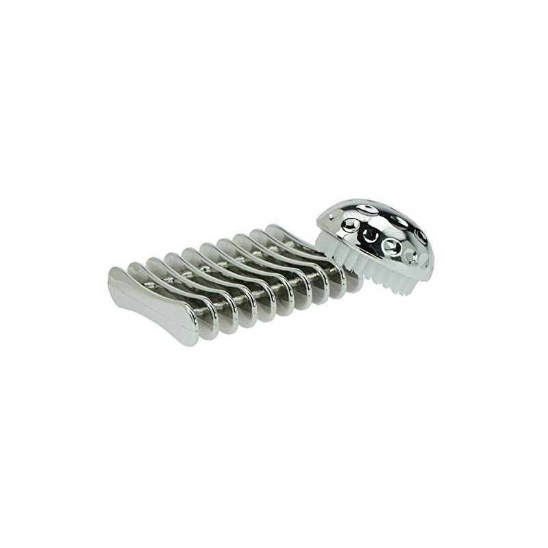 Fantasia – Brush, Plastic, silver, size: 10 cm x 7.5 cm) to place Gel
