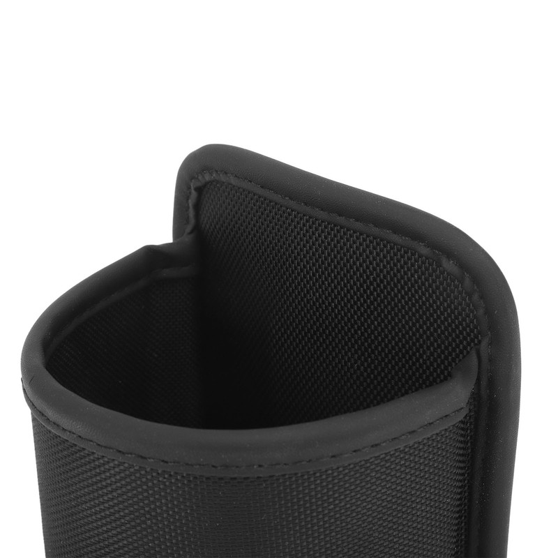 Motorcycle Water Cup Holder Black Drainage Holes Plug in Fixed