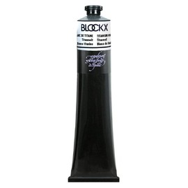 Blockx Titanium White Oil Paint, 200ml Tube