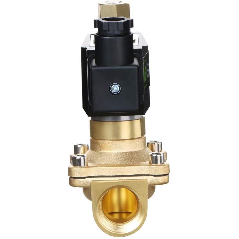 U.S. Solid 3/4 Inch G 220 V AC Brass Solenoid