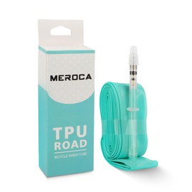 TINGSING Bicycle Inner Tube Ultralight 700c x 23-35c Bicycle Tube TPU Tube with Anti-Leak 80 mm Presta Valve for Road Bike Hybrid Road Bike Bianchi Green