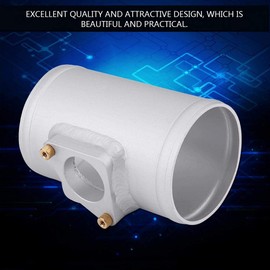 KIMISS Air Meter Base Air Flow Sensor Mount Airs Intake Meter Base MAF Sensor Mount MAF Adapter Pipe Car Airflow Adapter Pipe Housing Meters Intake Turbo Mounts (Outer Diameter76MM)