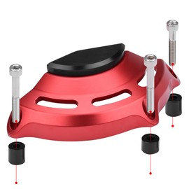 Motorcycle Left Engine Cover Protection Case Stator Guard Cover compatible with Honda CBR650R CBR 650R CB650R CBR650F CB 650F CB650R 2014-2020 15 16 17 18 2019 (Gold)